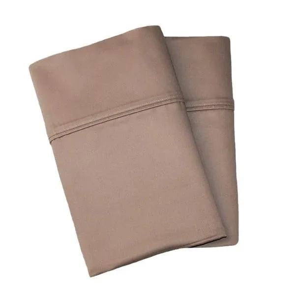 1000 Thread Count Cotton Blend Solid Pillowcase Set