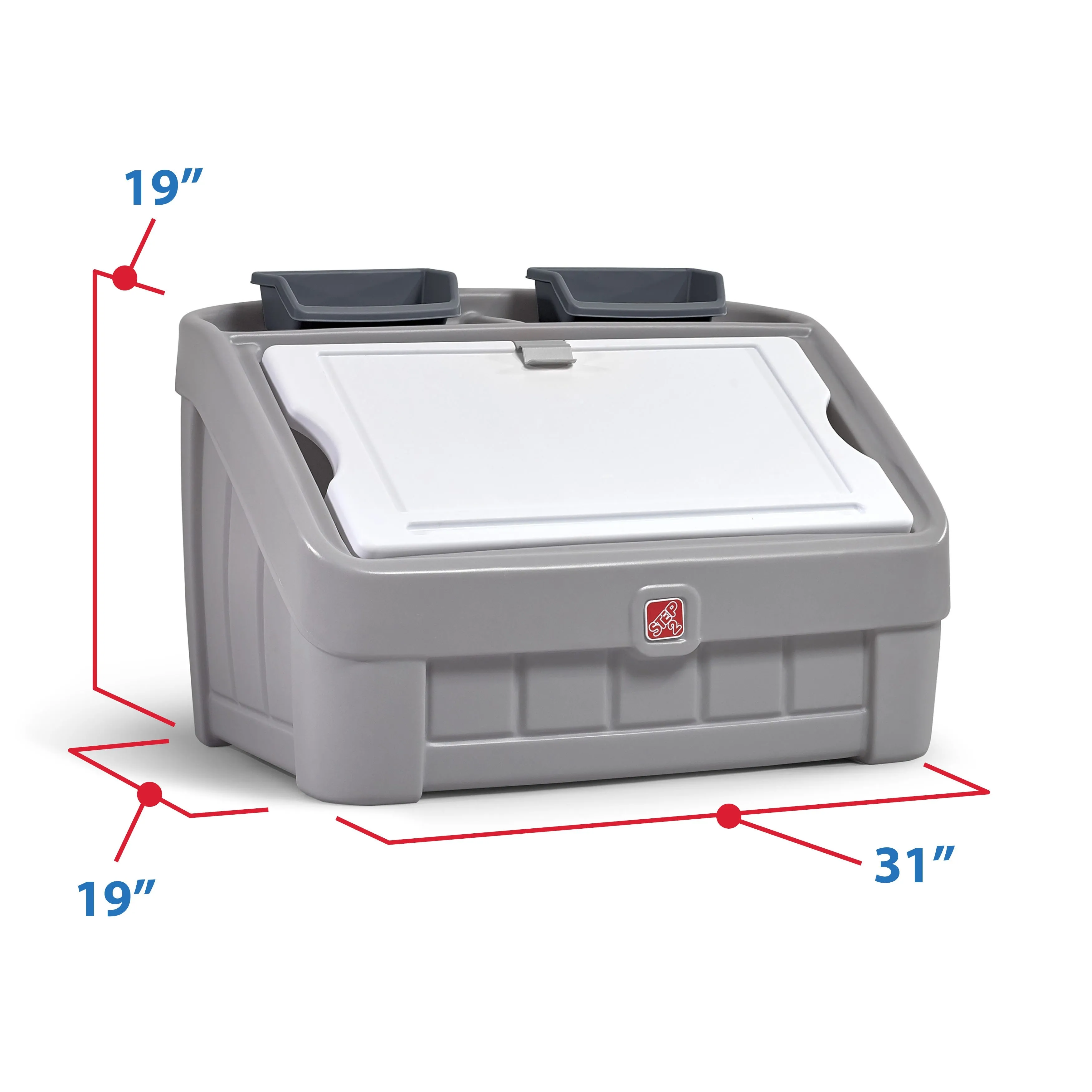 2-in-1 Toy Box & Art Lid™