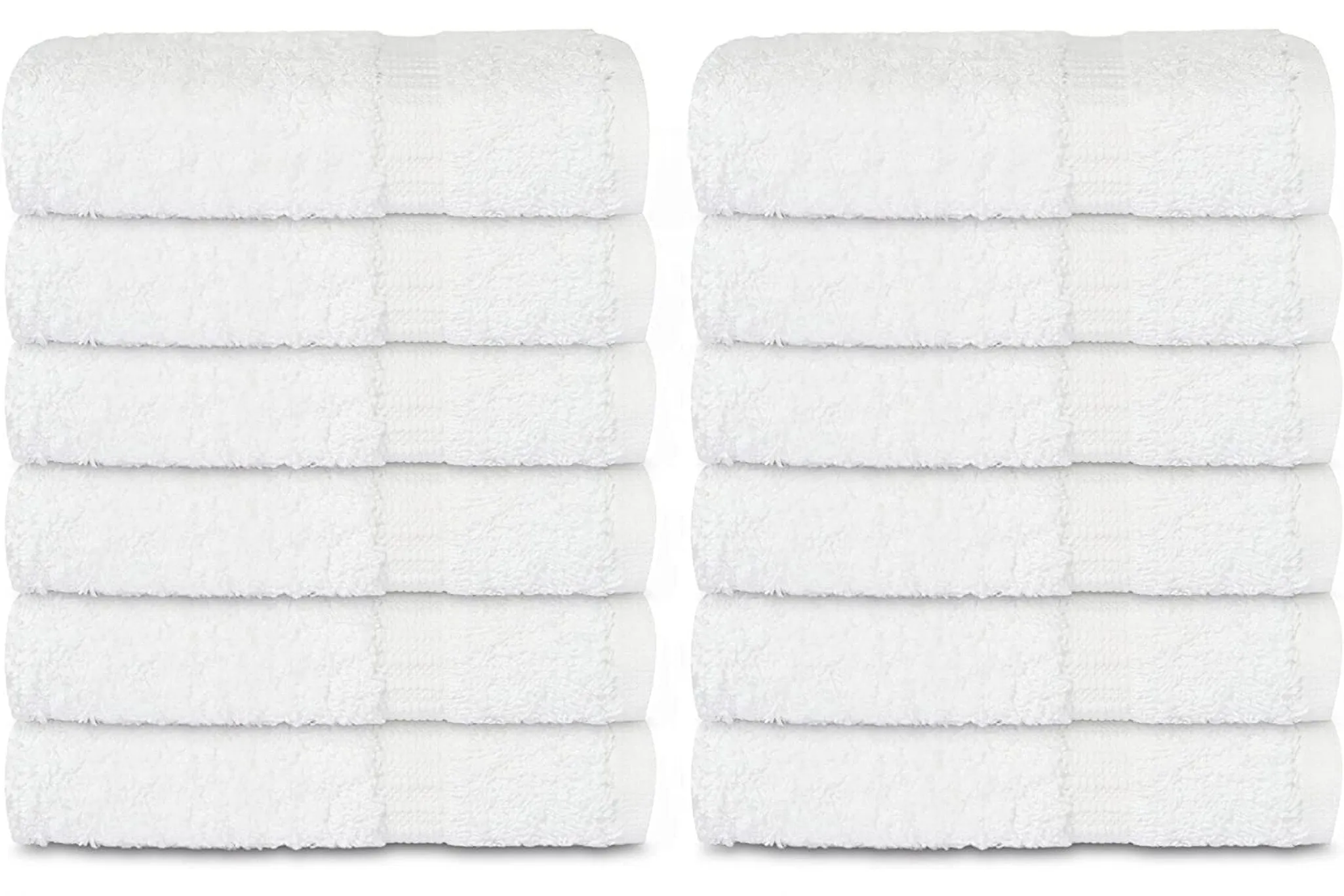 288 Bulk Pack 24 Dozen Luxury Cotton Washcloths (13x13 Inches) - Easy Care,Thick Super Soft Highly Absorbent quick dry, Premium Cotton Hand Towels