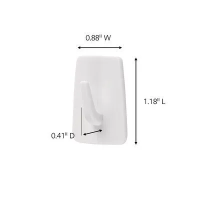 3M Command White Micro Hooks 225 gm 3 Hooks/4 Strips