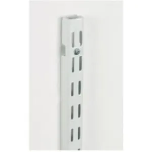 60-In. White Wall Shelf Track