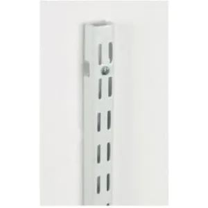 84-In. White Wall Shelf Track