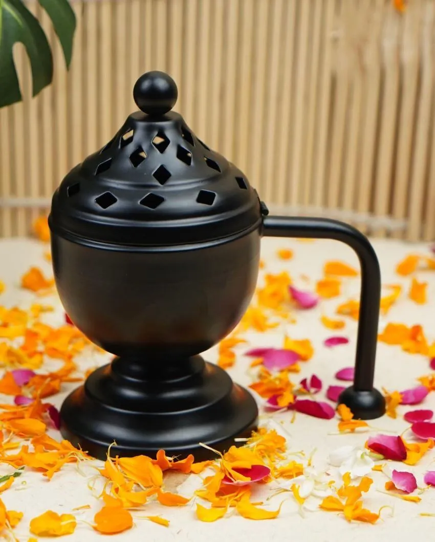 Aarti Metal Loban Dhoop Dani Incense Burner