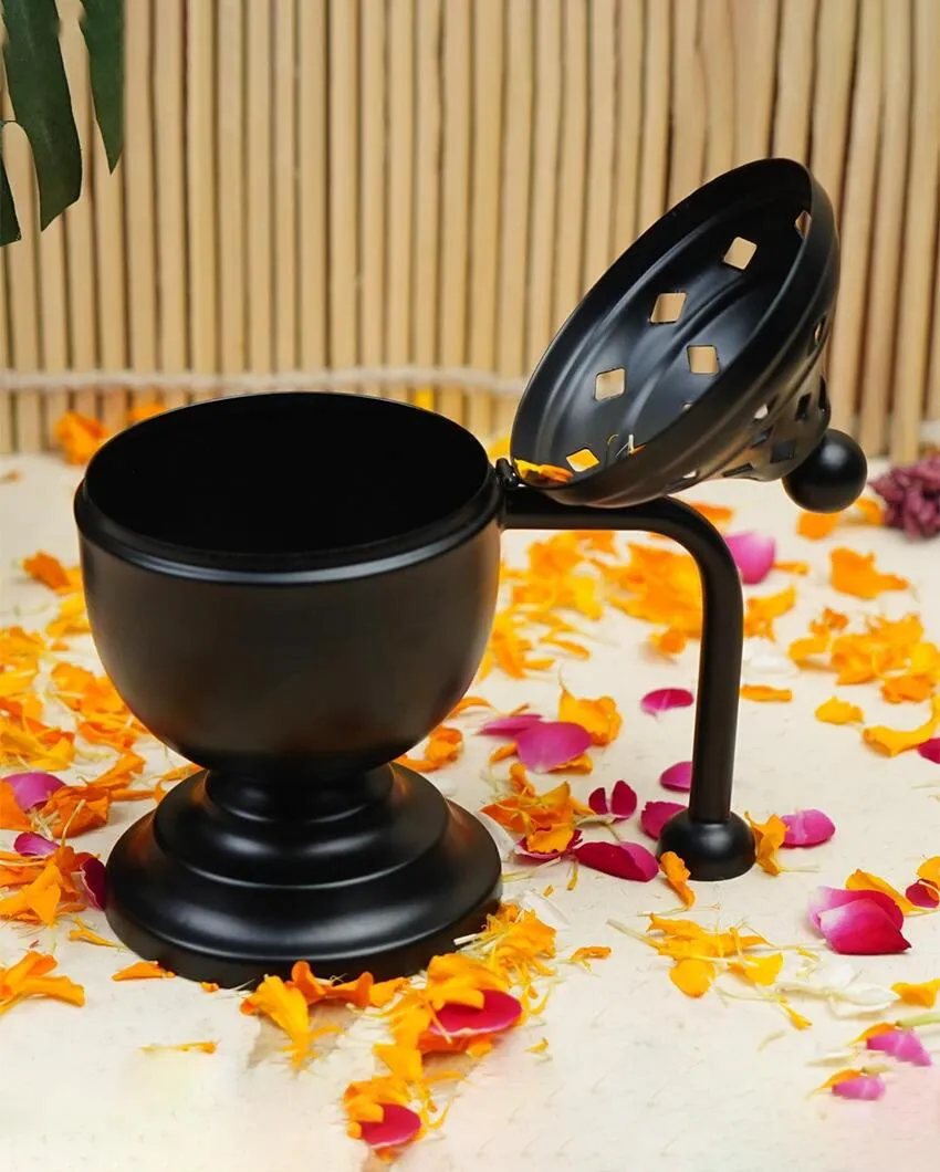 Aarti Metal Loban Dhoop Dani Incense Burner