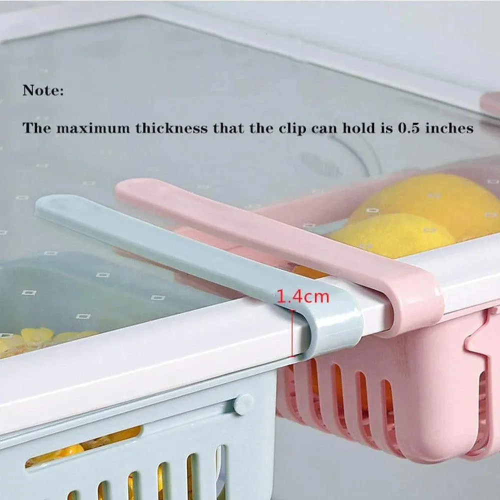 Adjustable Fridge Storage Basket | Organizer | Kitchen Accessories