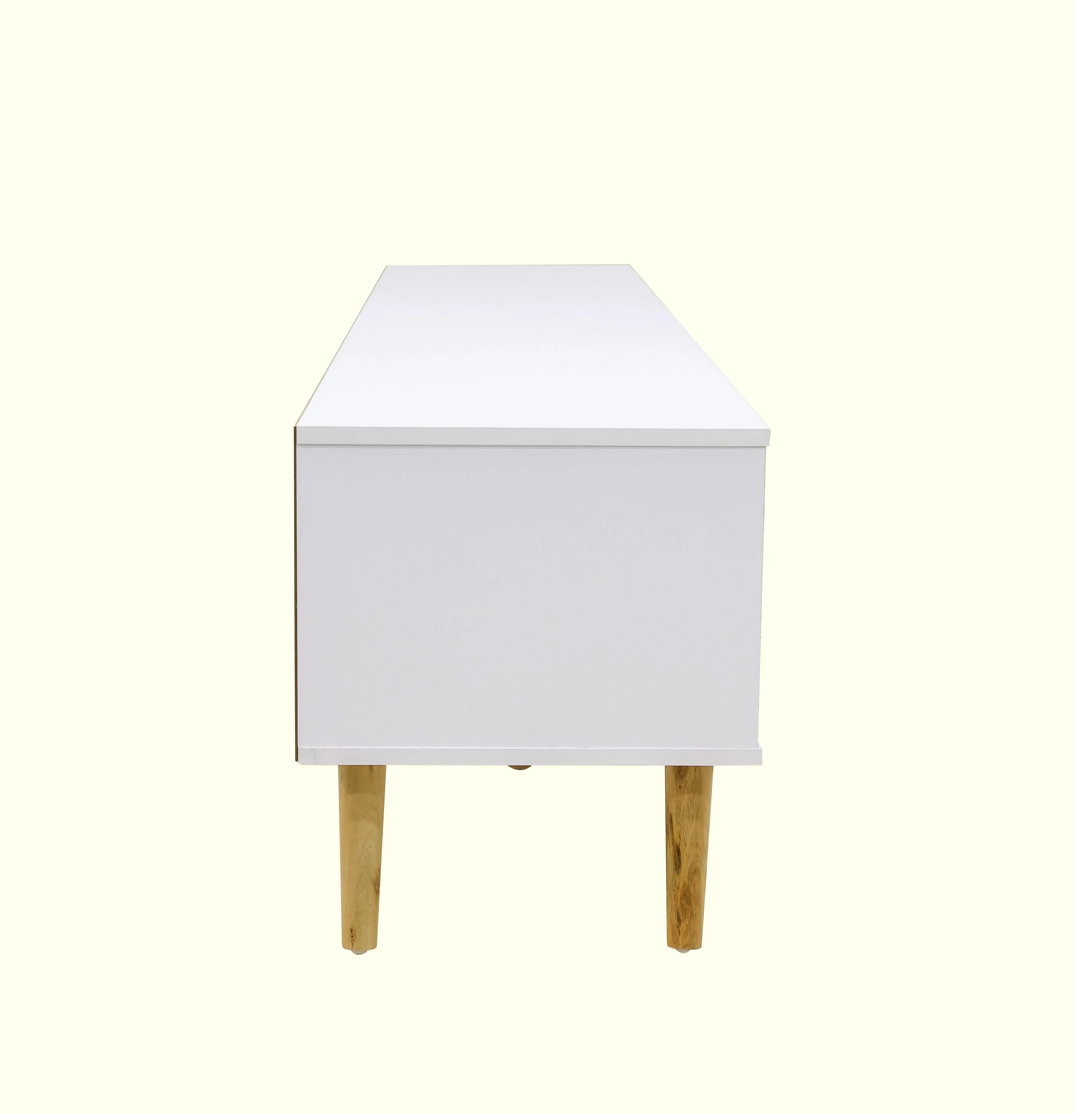 AFT TV RACK/STORAGE UNIT MAJESTIC SERIES, WHITE, 160CM x 40CM x 46CM