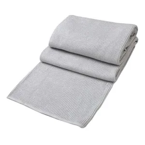 Alanya Silver Throw Rug by Private Collection