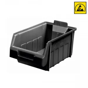 Alkon: SB 4-C Conductive ESD Supra Bin 290mm X 178mm X 143mm