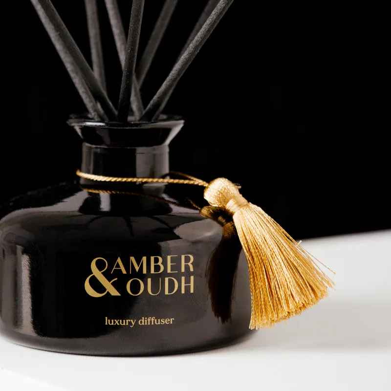 Amber & Oudh Scented Fragrance Diffuser