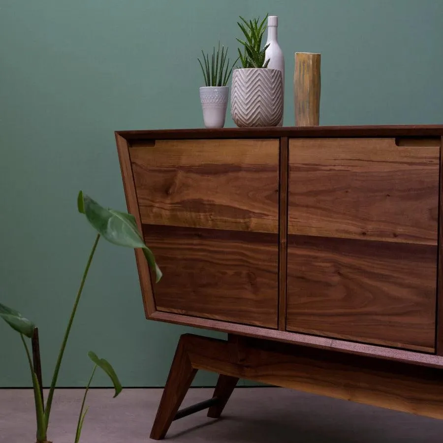 AMERICAN BLACK TEAK WOOD WALNUT CABINETS SIDEBOARDS