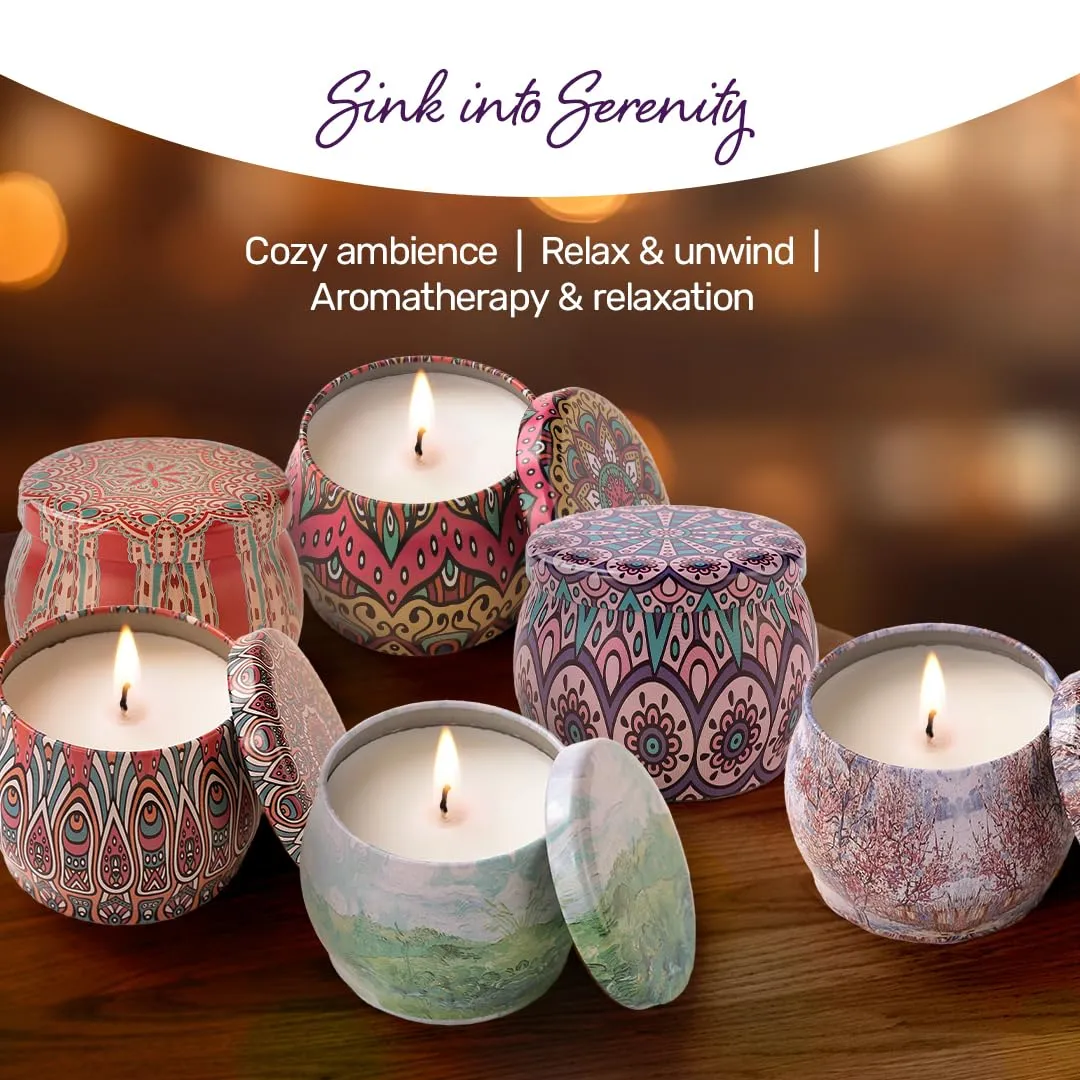 Andme Scented Candles for Home Decor | Candles for Gifting - Christmas New Year Gift Items, Birthday Gift, Rose & Lavender Combo(120 GMS Each)