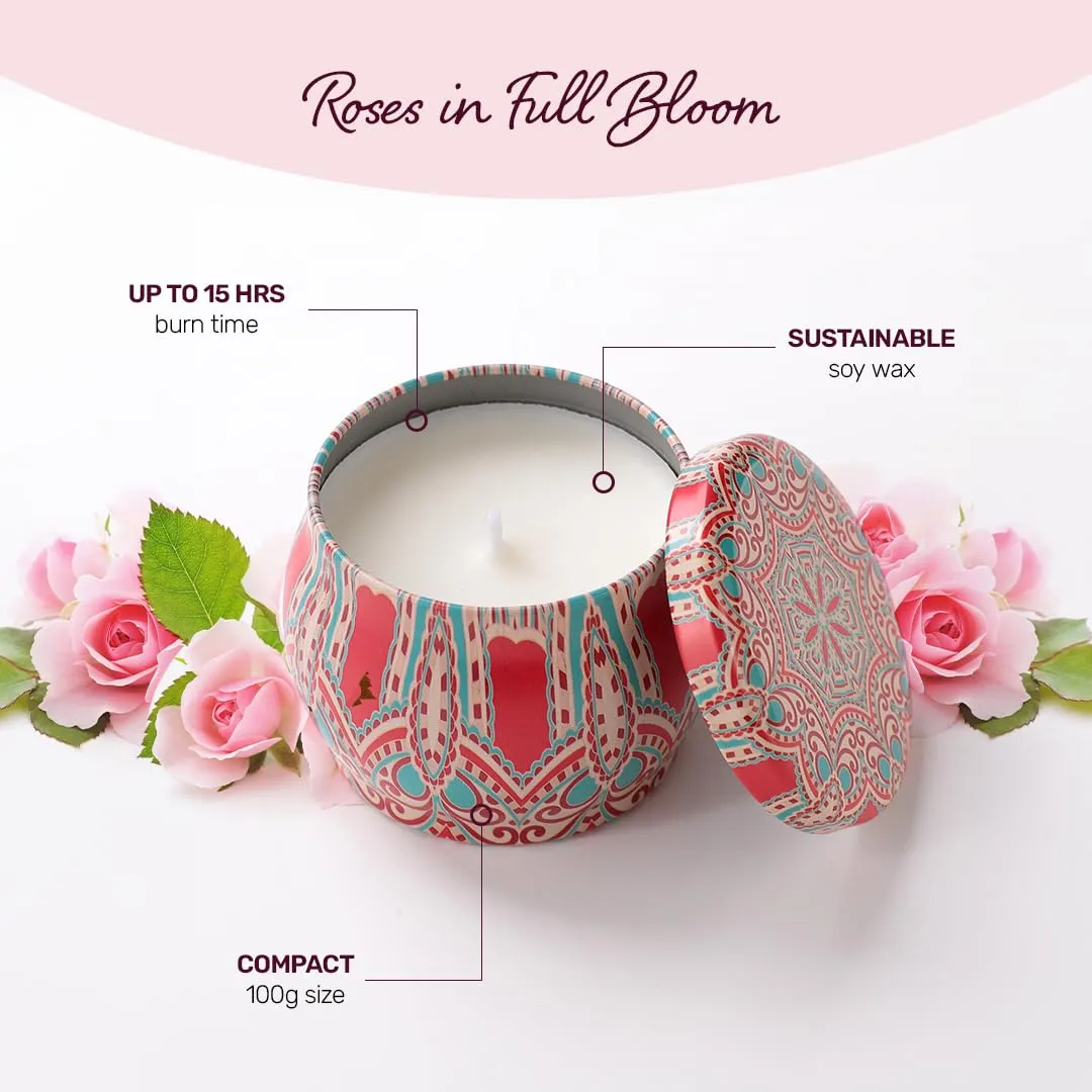 Andme Scented Candles for Home Decor (Pack of 15) | Candles for Gifting - Christmas New Year Gift Items, Birthday Gift, Rose Fragrance(120 GMS Each)
