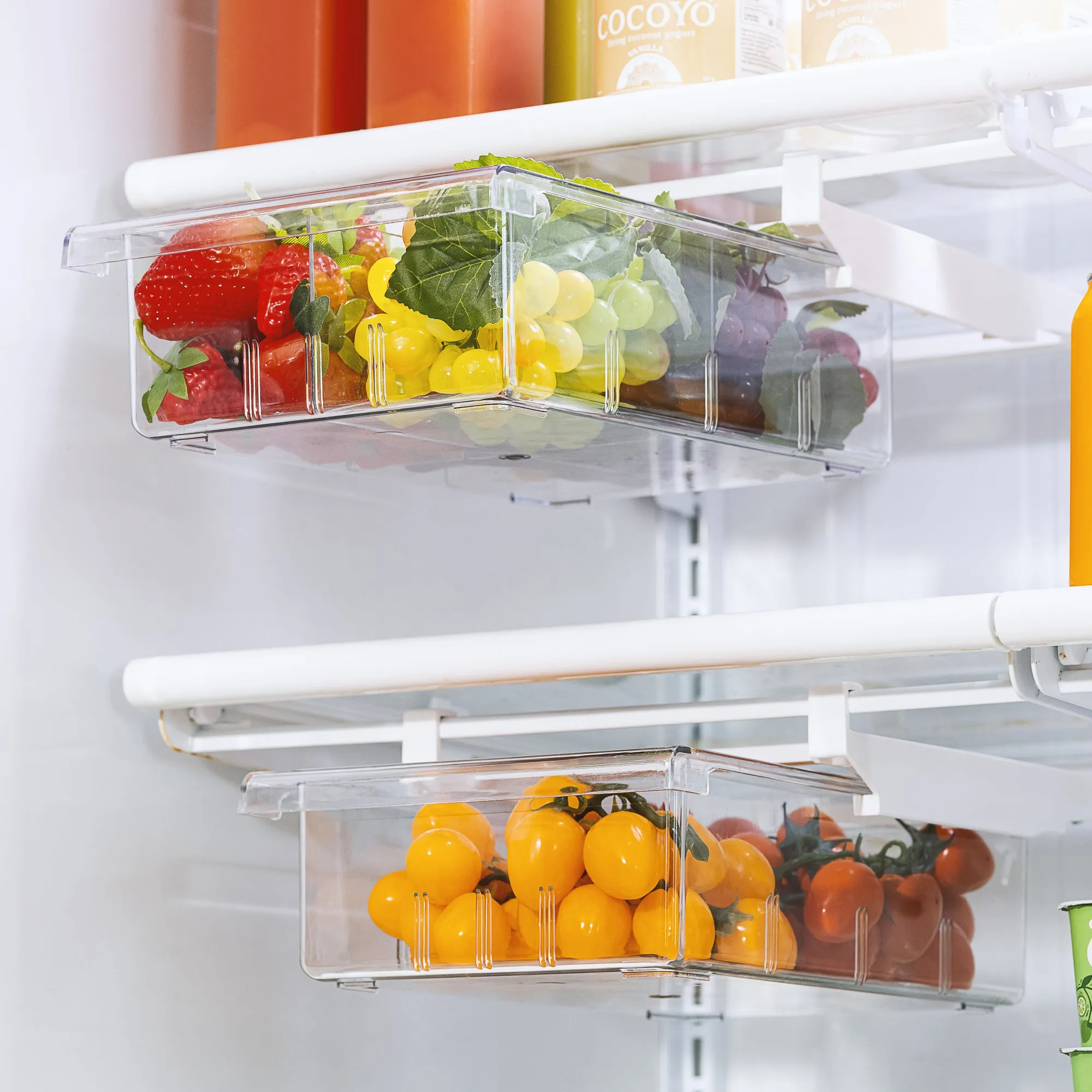 Attachable Pull Out Fridge Drawer