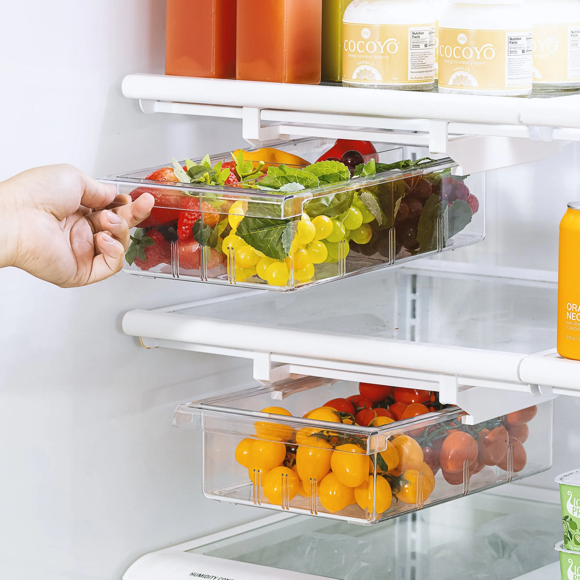 Attachable Pull Out Fridge Drawer