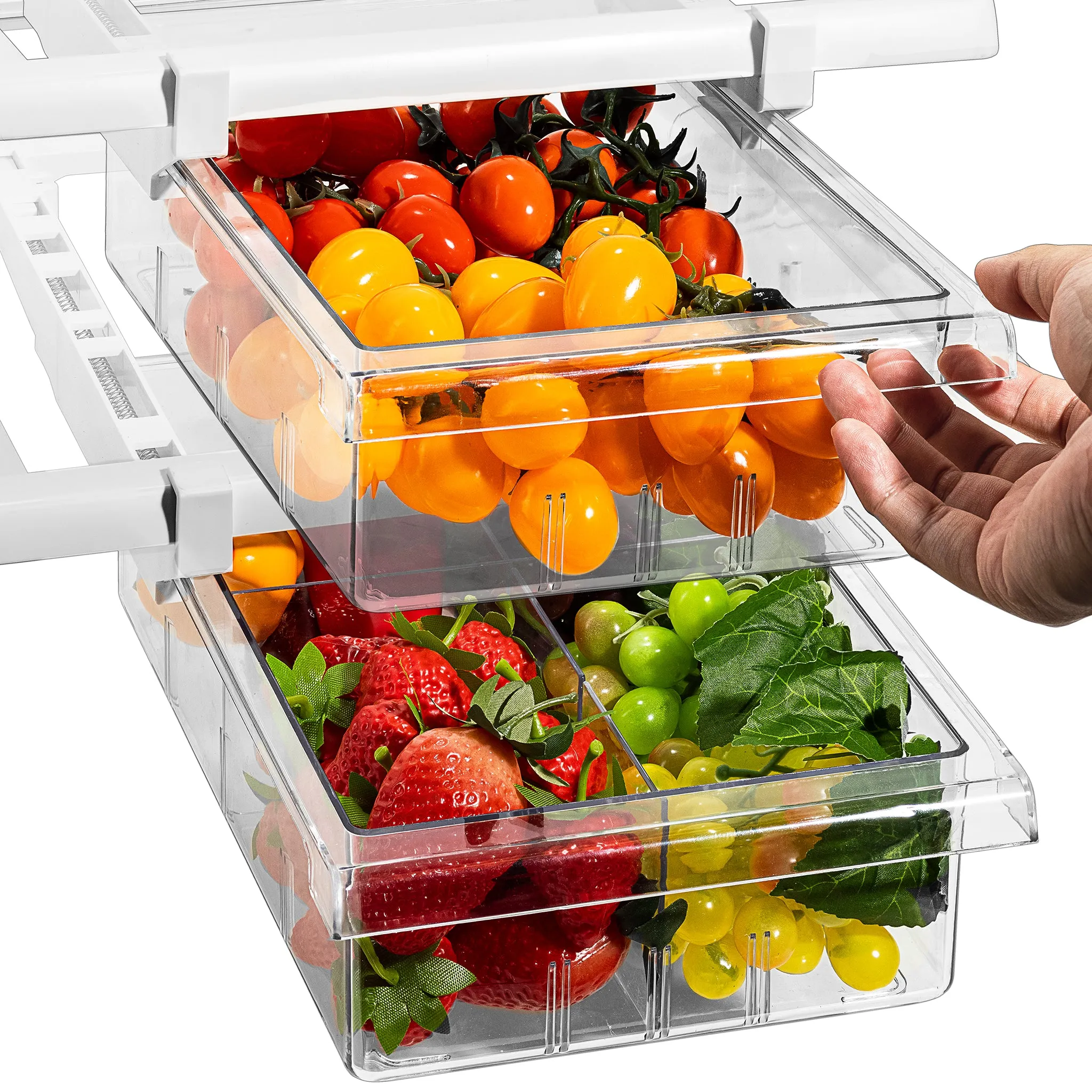 Attachable Pull Out Fridge Drawer