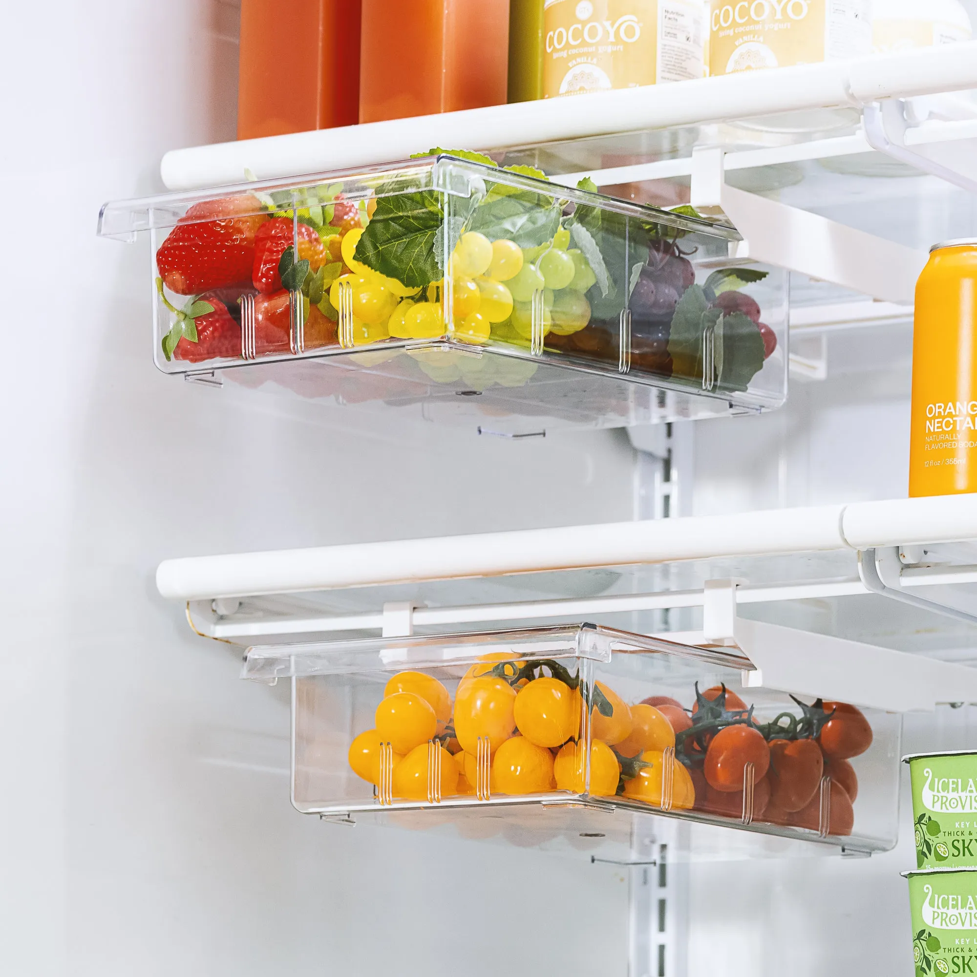 Attachable Pull Out Fridge Drawer