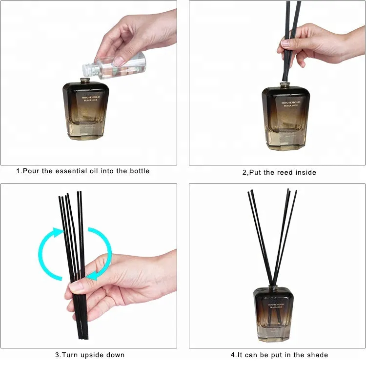 Bamboo Stick Essential Oil Fragrance Reed Diffusers