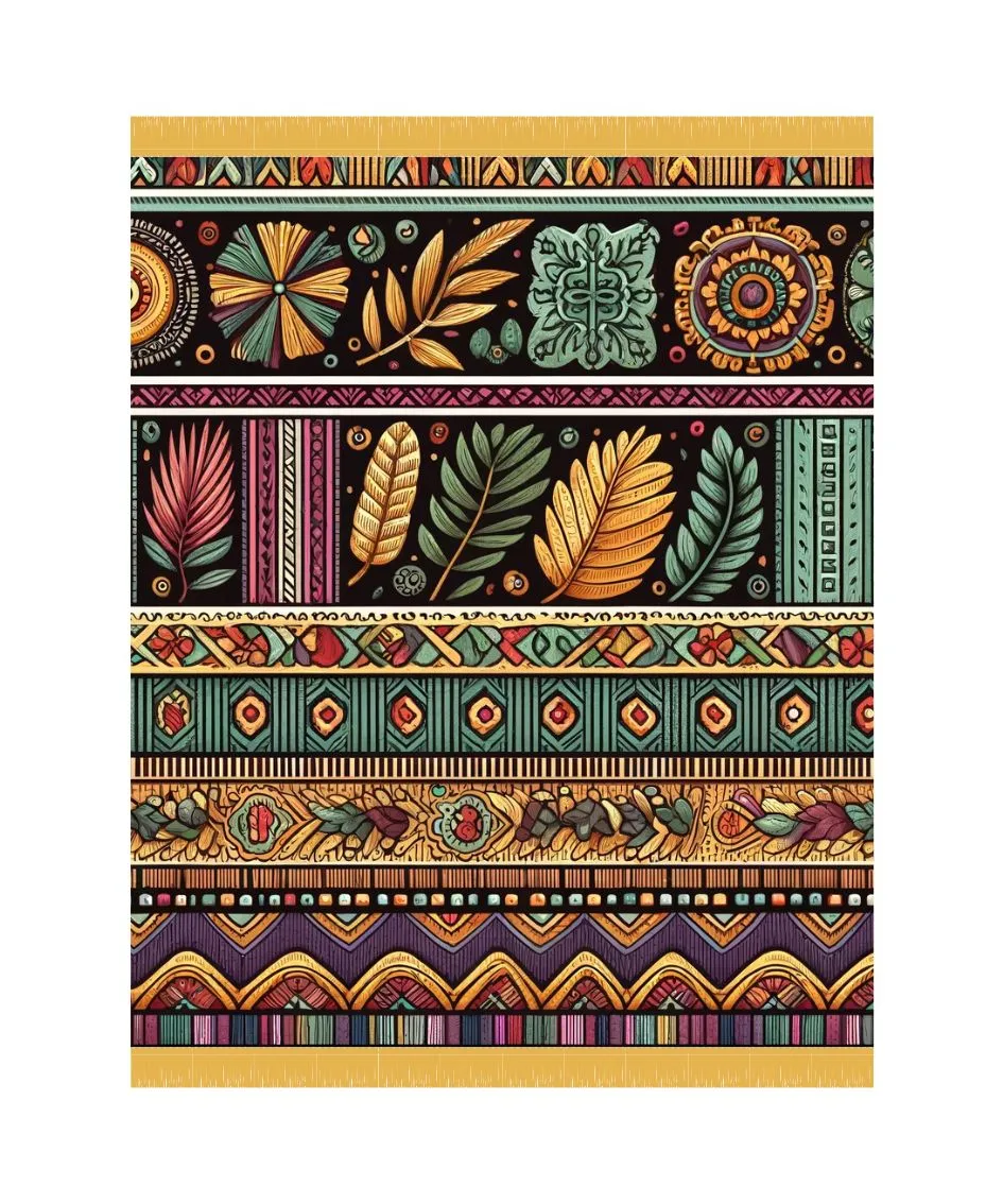 Beautiful Floral Geometrical Velvet Throw Cushion Set