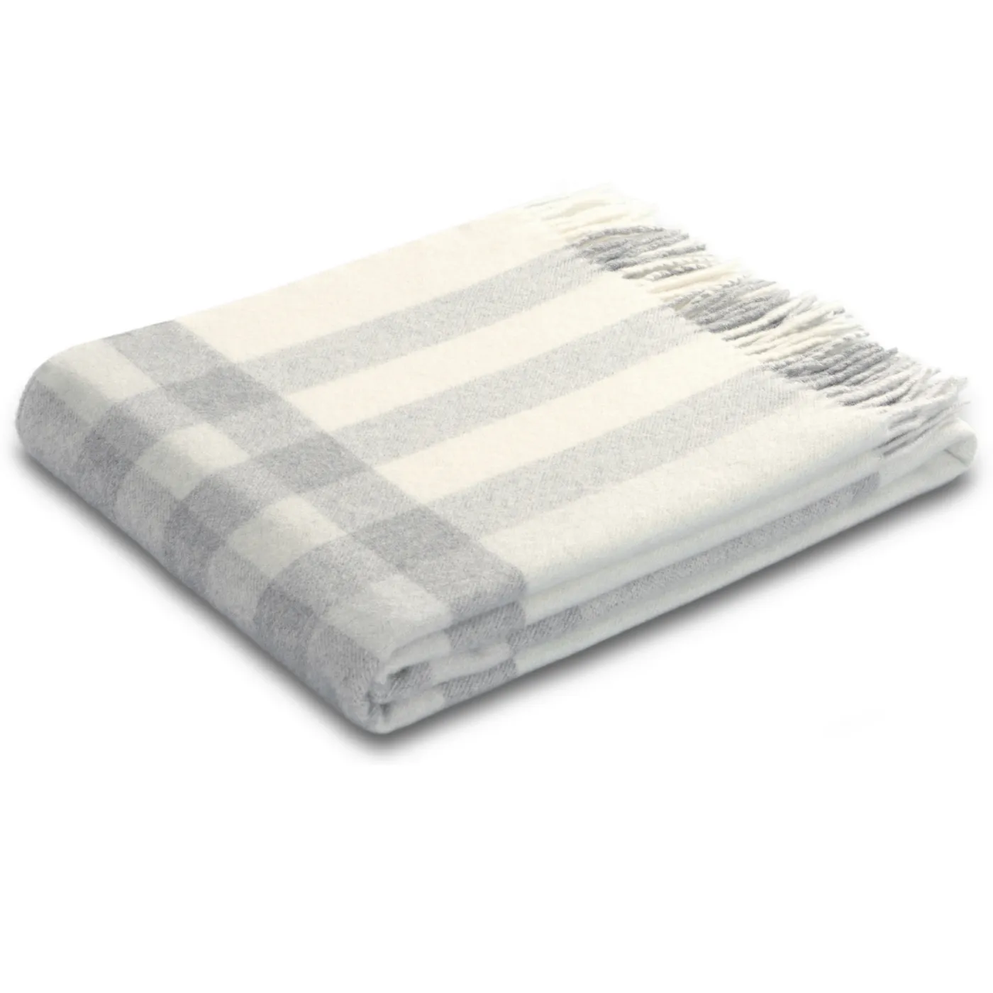 Biederlack Plaid Helsinki Cream Throw 130x170