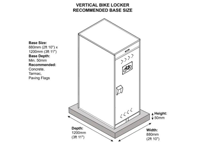 Bike Locker - Vertical