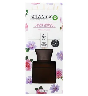 Botanica Island Rose & African Geranium Reed Diffuser | 80mL
