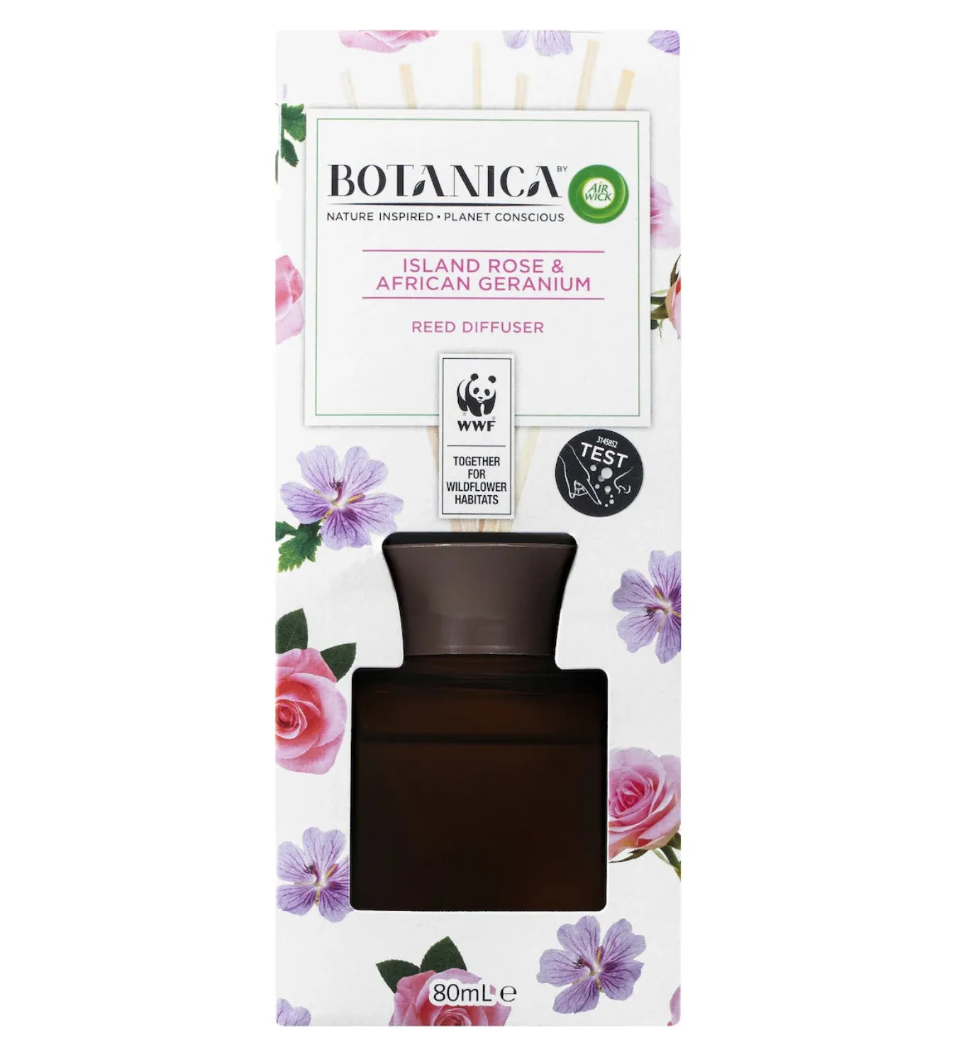 Botanica Island Rose & African Geranium Reed Diffuser | 80mL