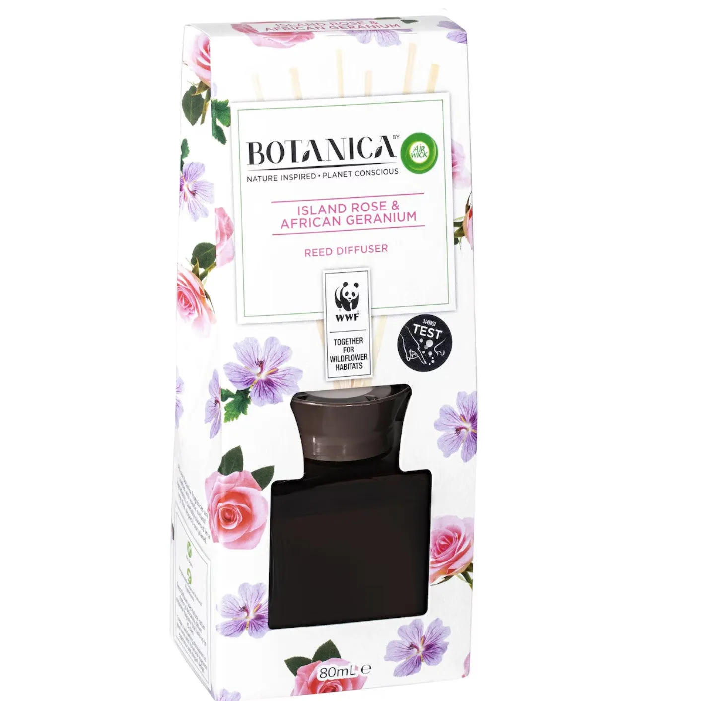 Botanica Island Rose & African Geranium Reed Diffuser | 80mL