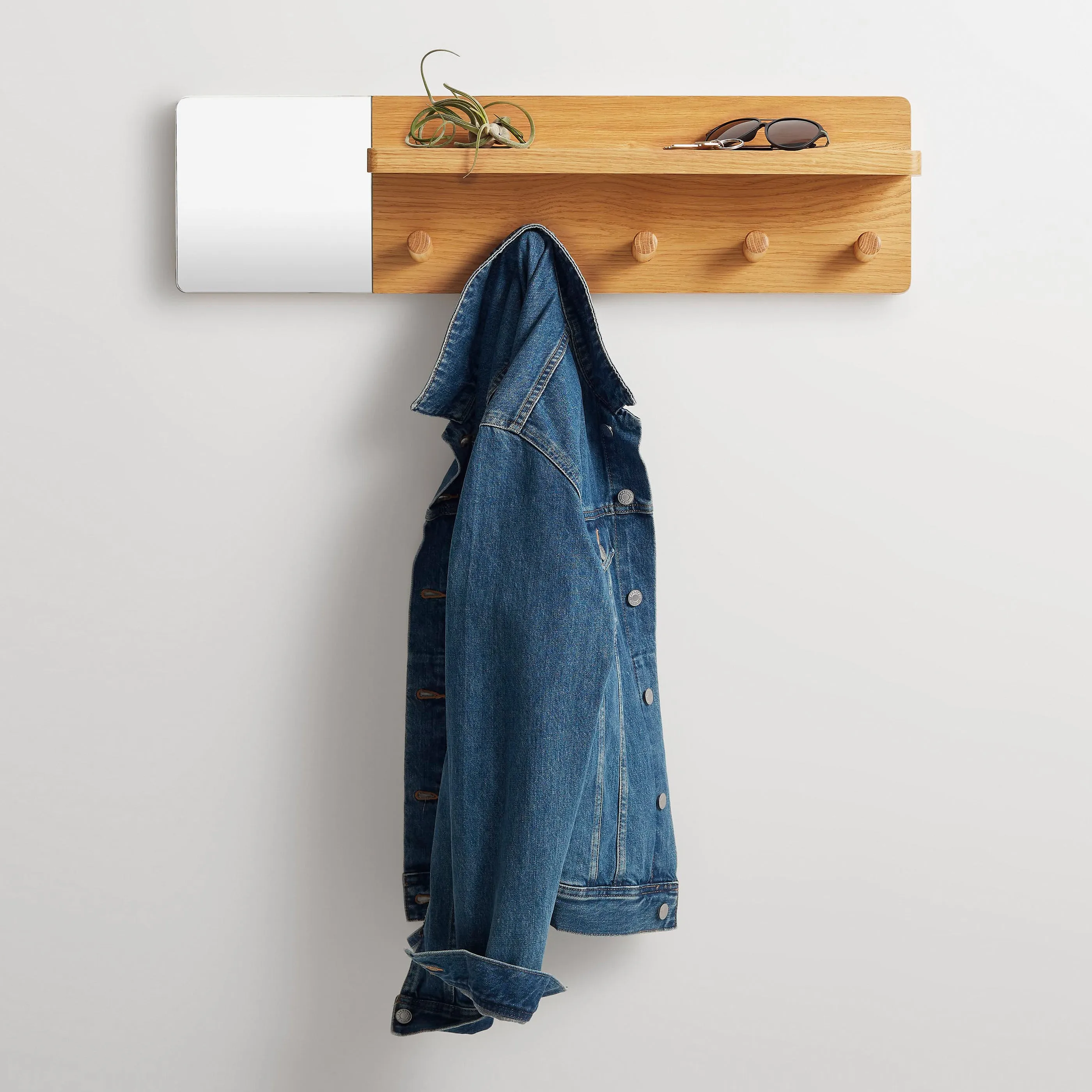 Candid Wall Shelf with Hooks