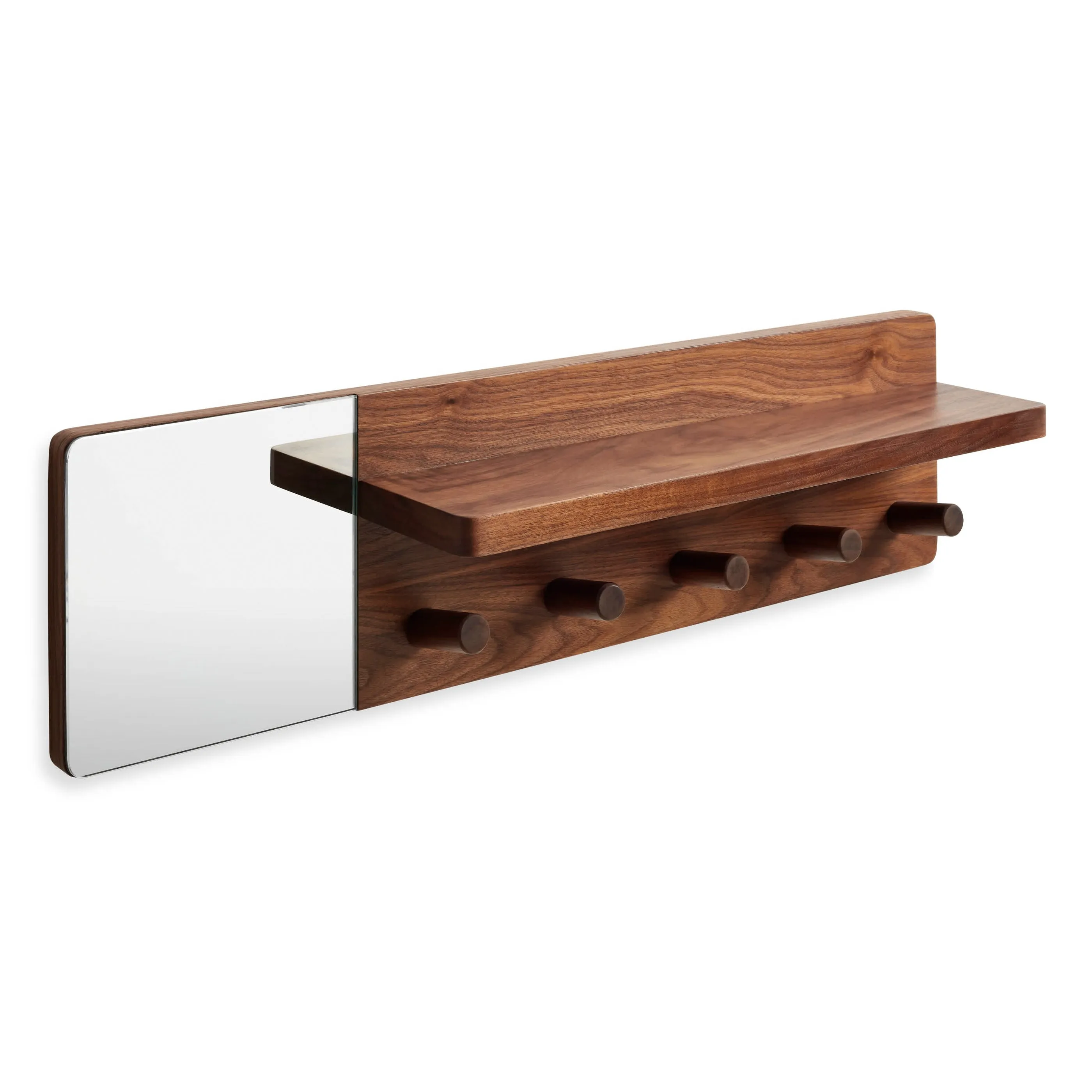 Candid Wall Shelf with Hooks