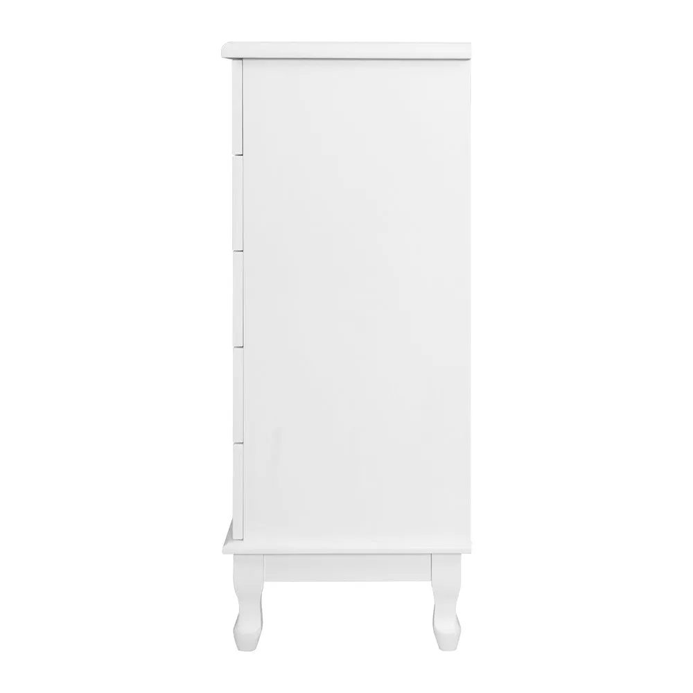 Chest of Drawer Tallboy Dresser Table Storage Cabinet Bedroom Hampton Style