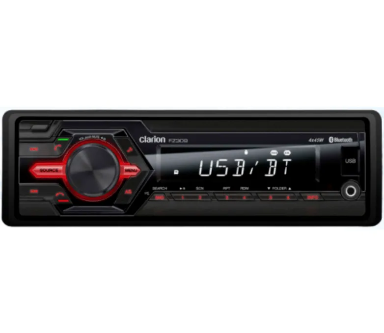 Clarion FZ309 Single-DIN Multimedia Receiver USB, AUX, Bluetooth