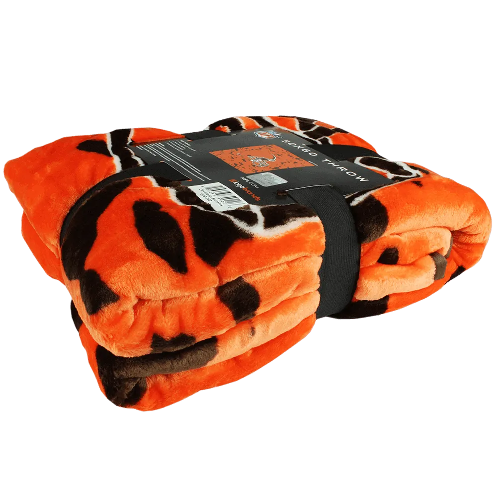 Cleveland Browns Throw Blanket, 50" x 60"