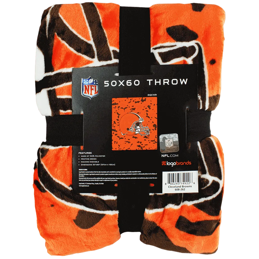 Cleveland Browns Throw Blanket, 50" x 60"