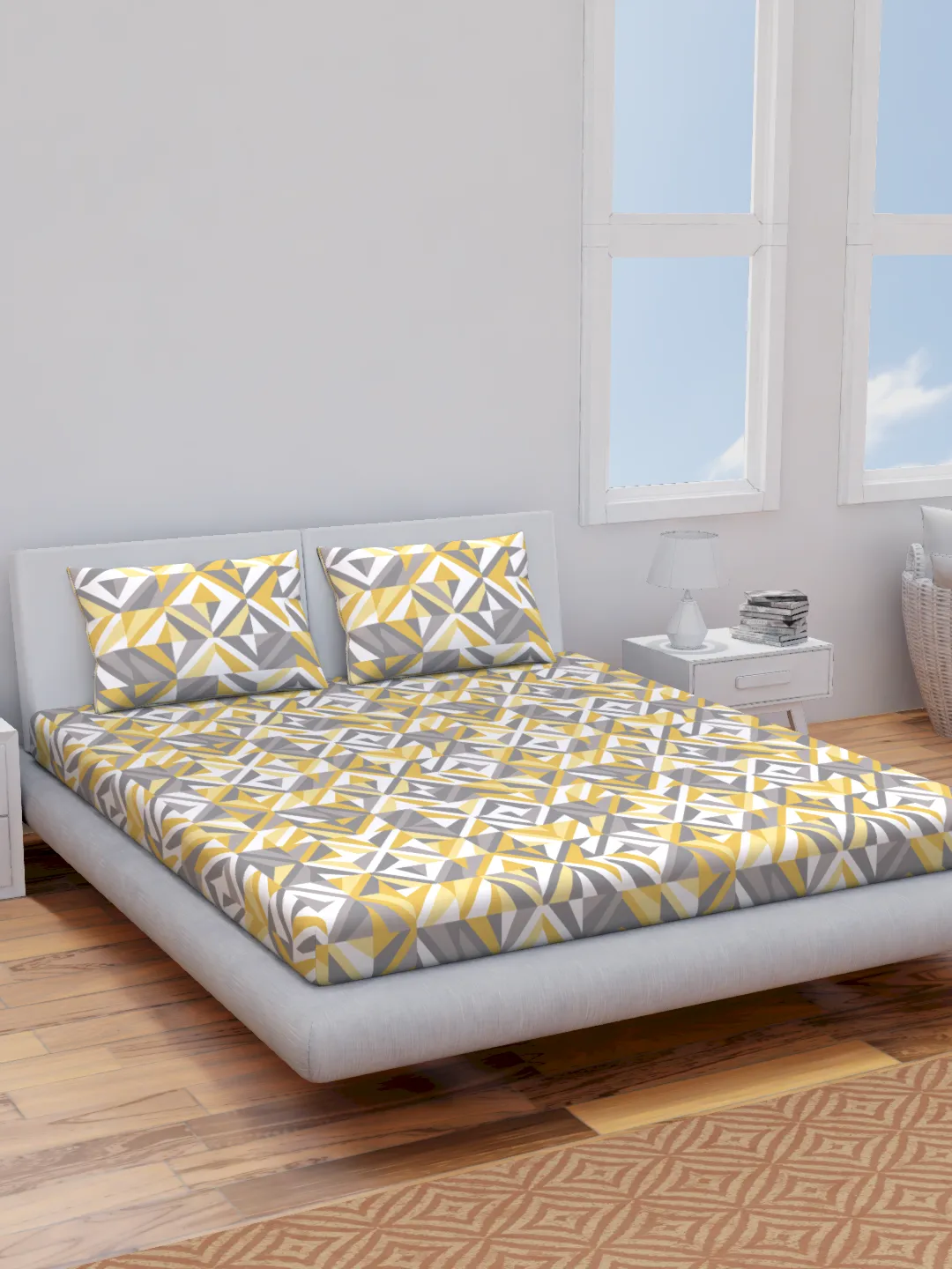 Comfort Percale Cut Diamonds Sheet Set