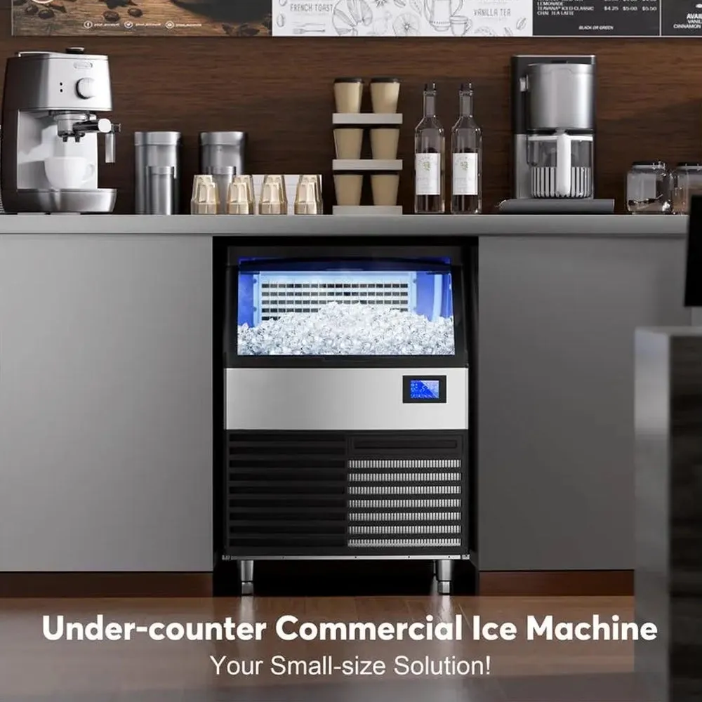 Commercial Air Cooled Ice Machine With Bin, 26‘’, 110 V, 320 lb.