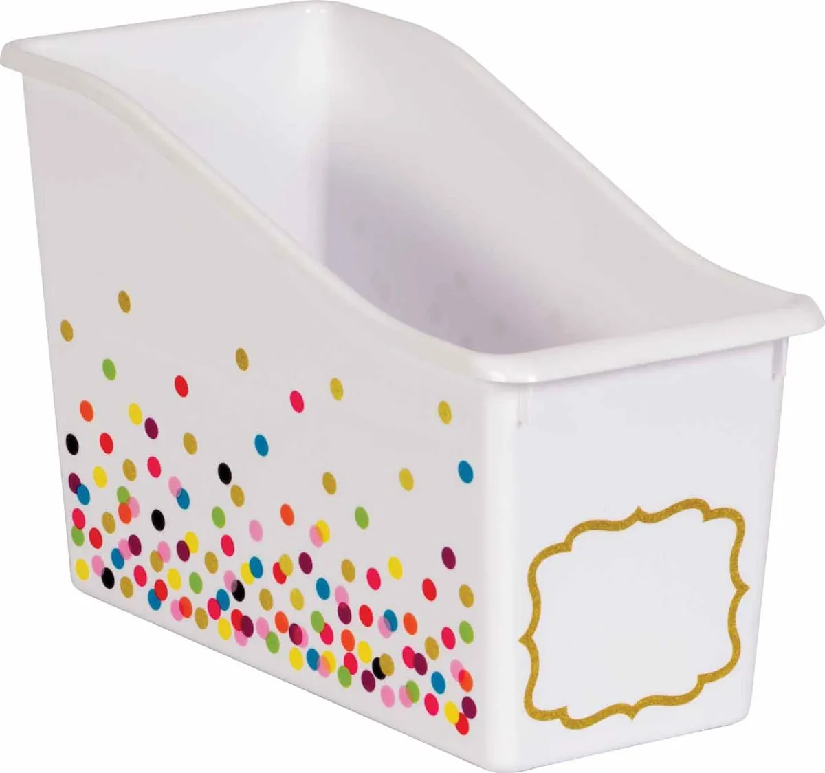 Confetti Plastic Book Bin(C)