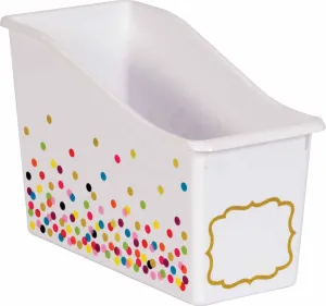 Confetti Plastic Book Bin(C)