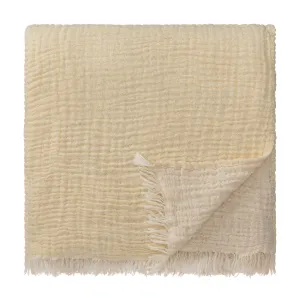Couco Cotton Blanket [Butter & Natural white]