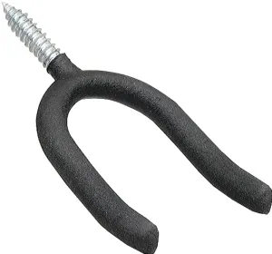 Crawford SH13-25 Tool Holder Hook, 50 lb, Screw, Steel, Black :EA: QUANTITY: 1