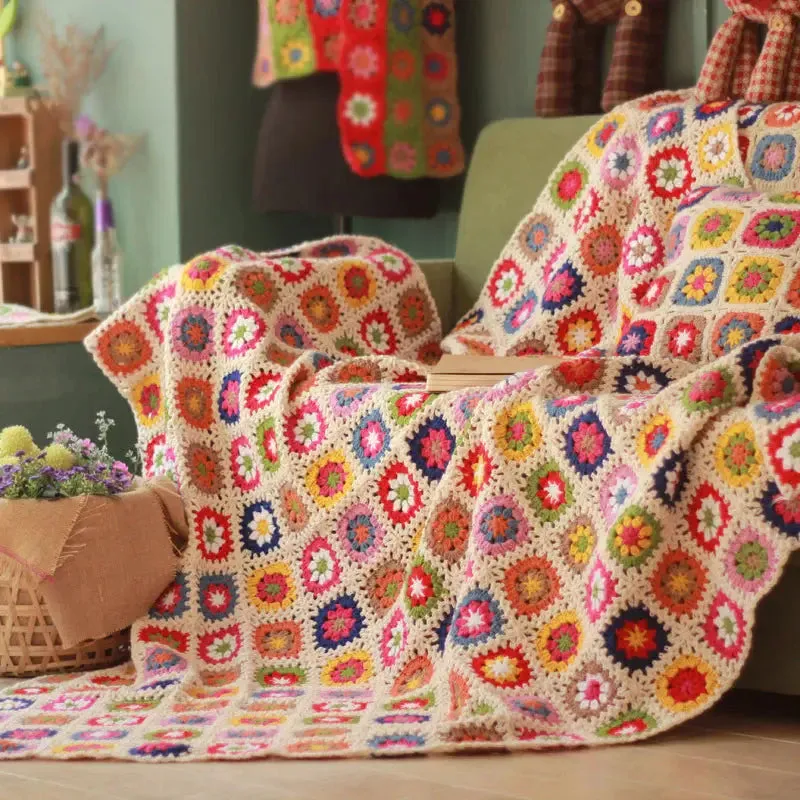 Crochet Flower Blanket