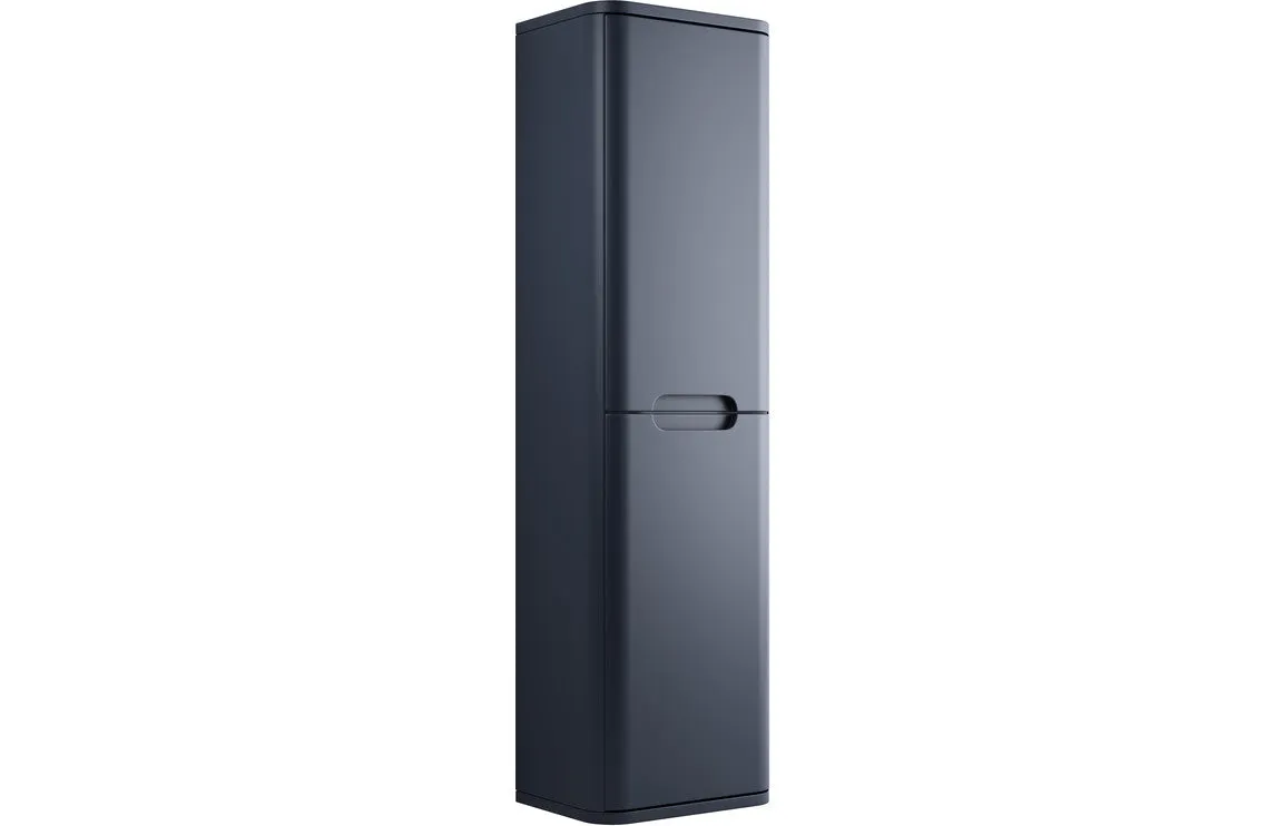 Curve Wall Hung 350mm Tall Boy Matt Indigo Blue