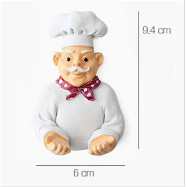 Cute Chef Wall-mounted Wire Plug Holder