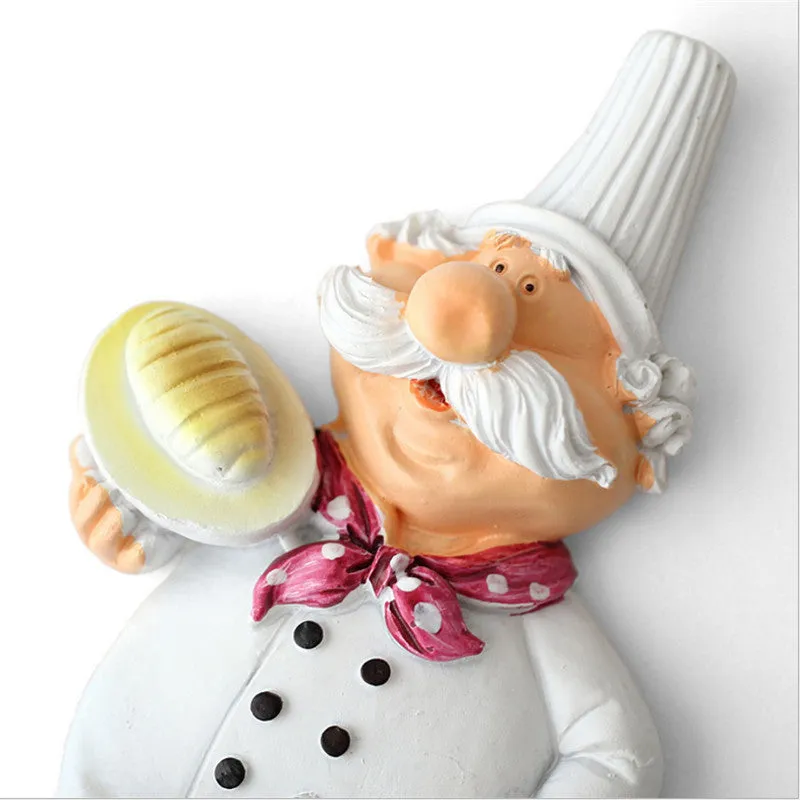 Cute Chef Wall-mounted Wire Plug Holder