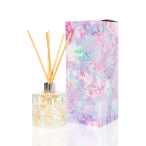 Diffuser Selenite | Lychee, Quince   French Macaron