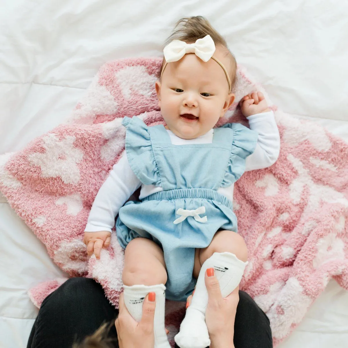 DOUBLE-LAYER BAMBONI® RECEIVING BLANKETS