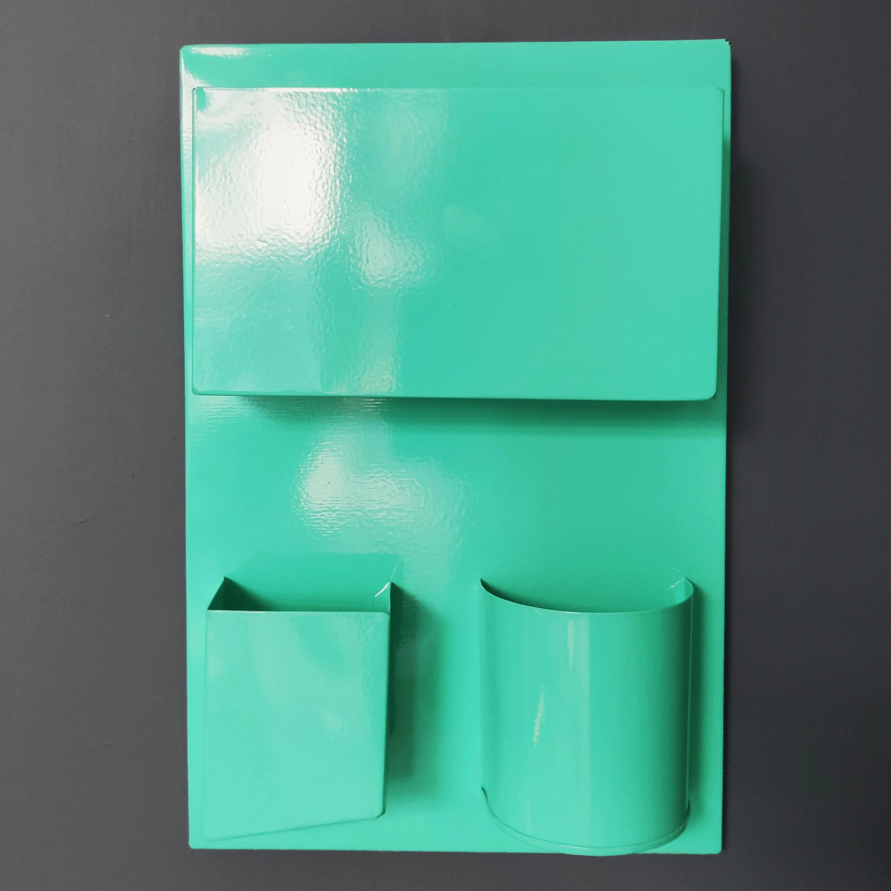Elan Metal Wall Organiser (Aqua)