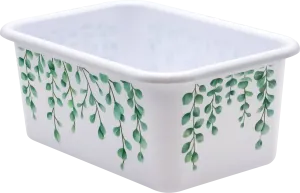 Eucalyptus Small Plastic Storage Bin