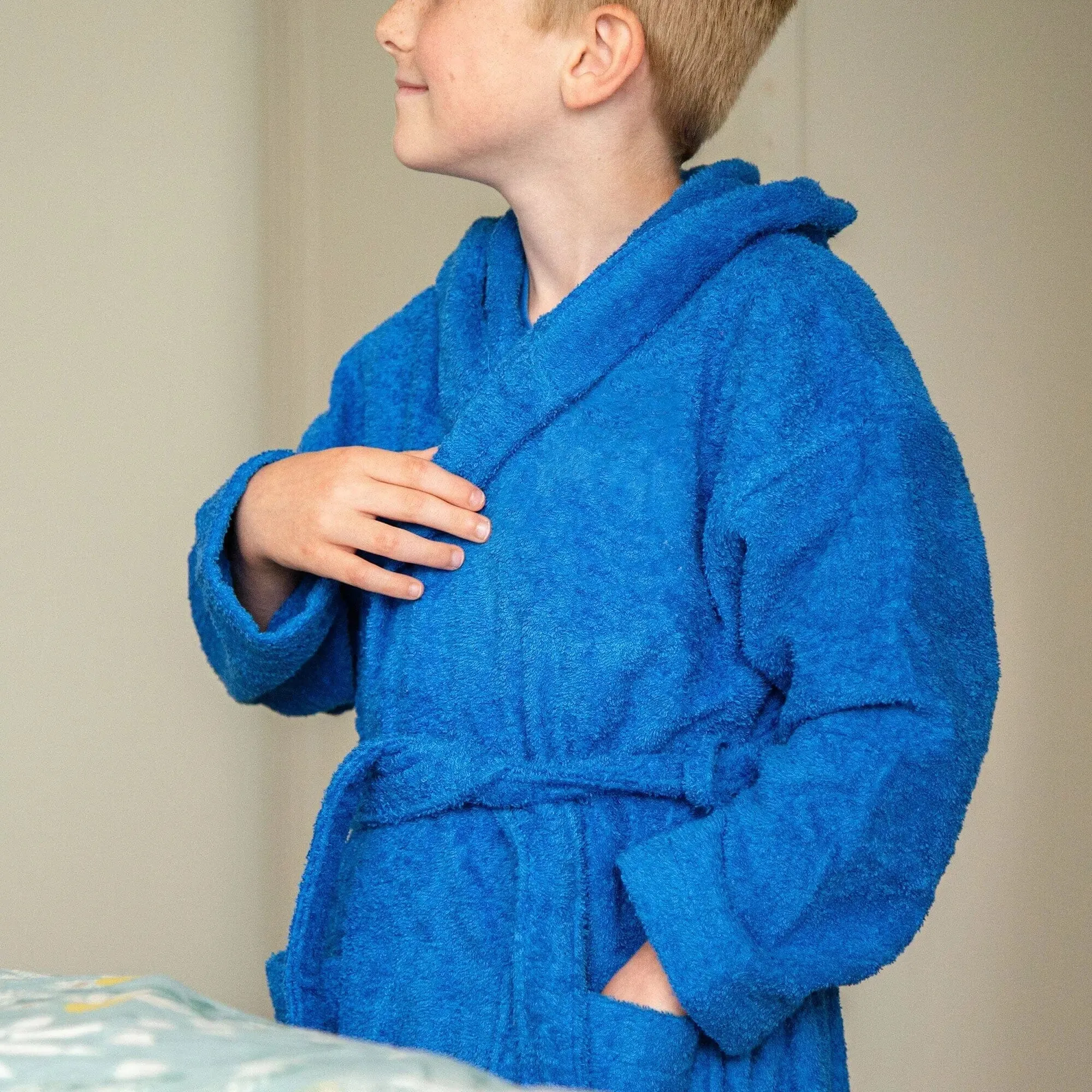 Football Hooded Bathrobe