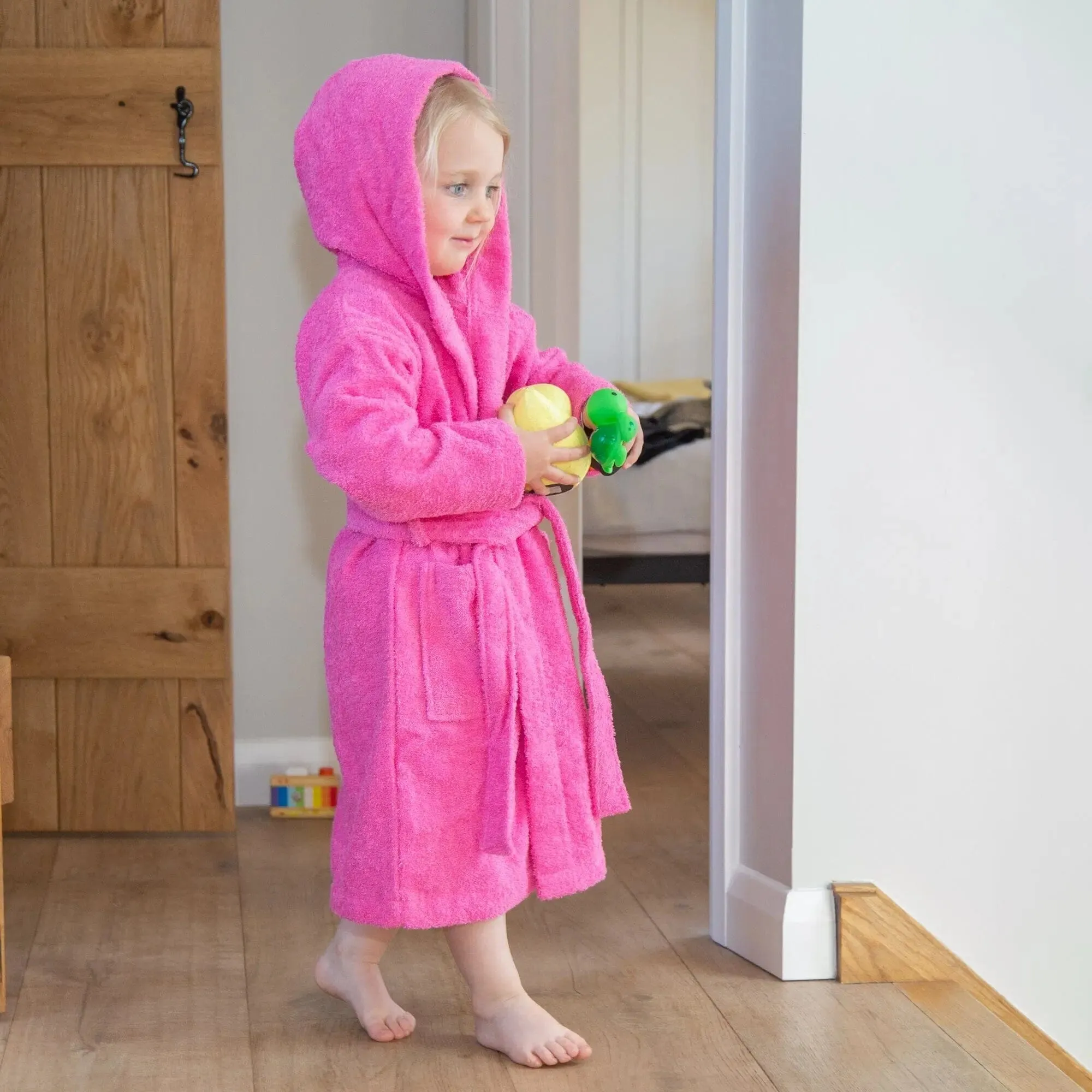 Football Hooded Bathrobe