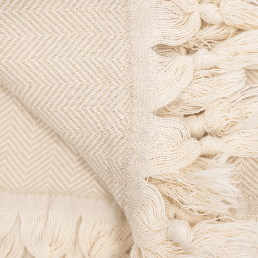 Fouta Throw | Beige 140x200cm